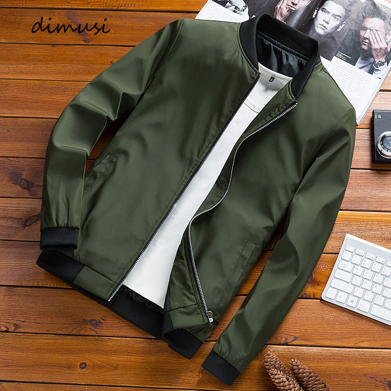 Mens Fashion Bomber Jacket - DIMUSI Herren Bomberjacken Männlich Outwear Slim