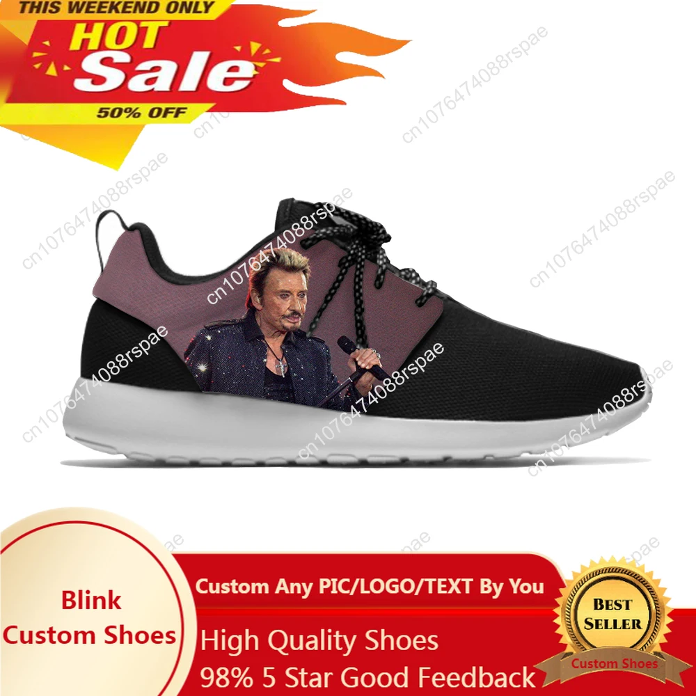 Men'S Fashion Running Shoes - Rockstar Johnny Hallyday Musik Coole Mode