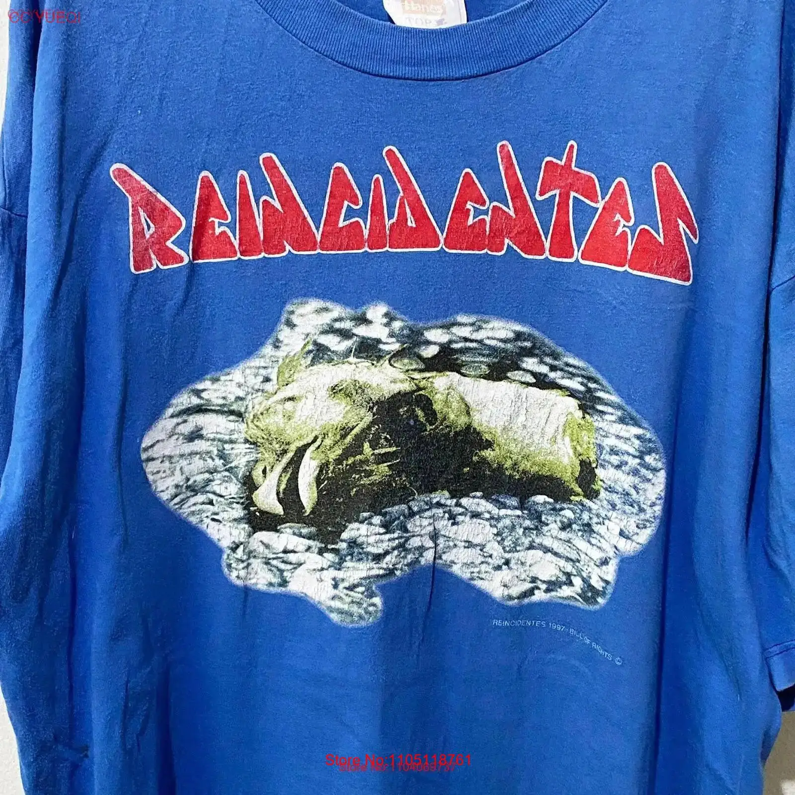 Xl Men'S Fashion - Vintage 1997 Reinc Dof Band T-Shirt