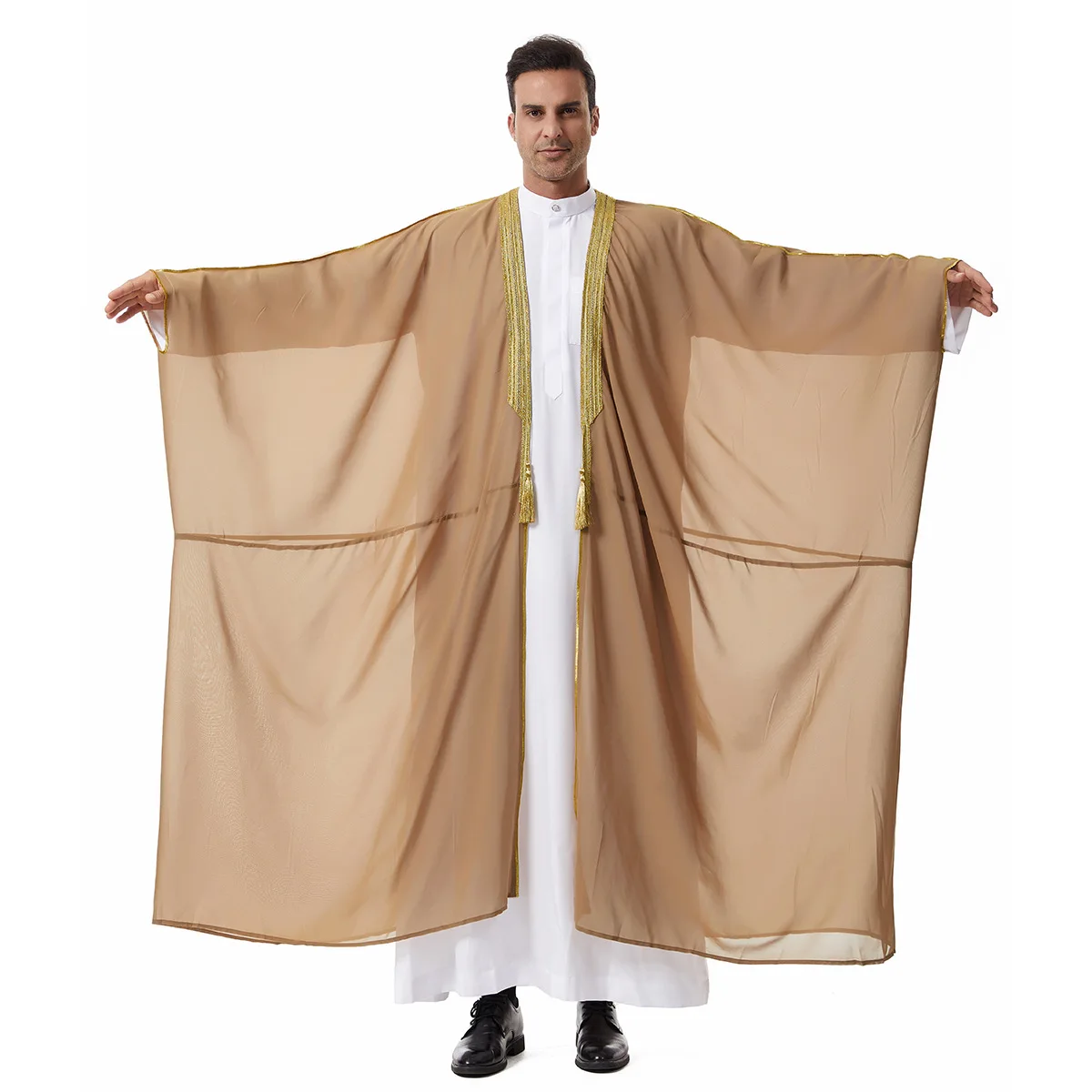 Dubai Men'S Fashion - Dubai Saudi Abaya Offener Kimono Männer