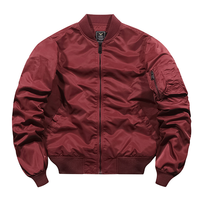 Mens Fashion Bomber Jacket - Neue Modische Herren Fliegerjacken Multi-Taschen Bomberjacken