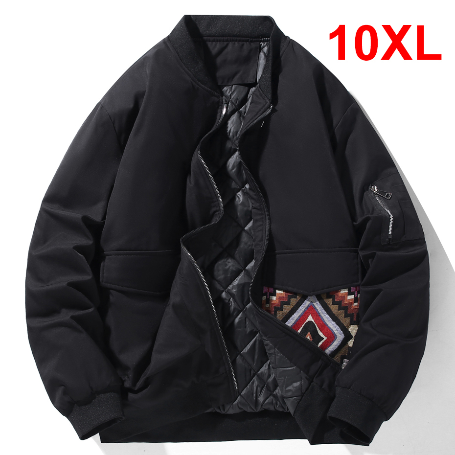Mens Fashion Bomber Jacket - Dicke Baseballjacke Herren Winter Parkas Bomberjacken