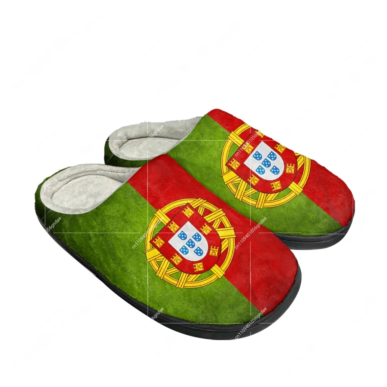 Men'S Fashion For 45 Years Old - Portugal-Flagge Baumwoll-Hausschuhe für Herren und Damen,