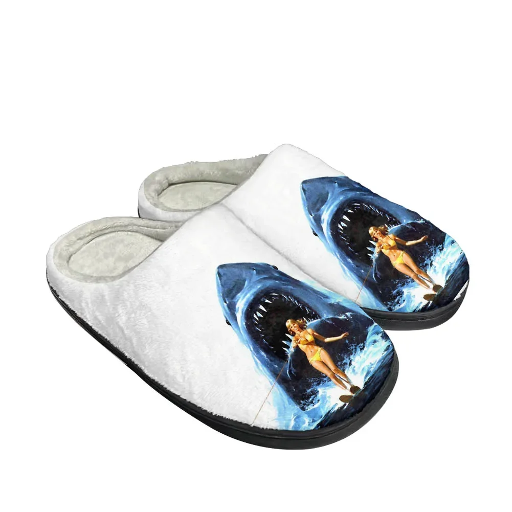 Mens Fashion Sandals - Movie Jaws Modische, coole Baumwoll-Hausschuhe, personalisierte