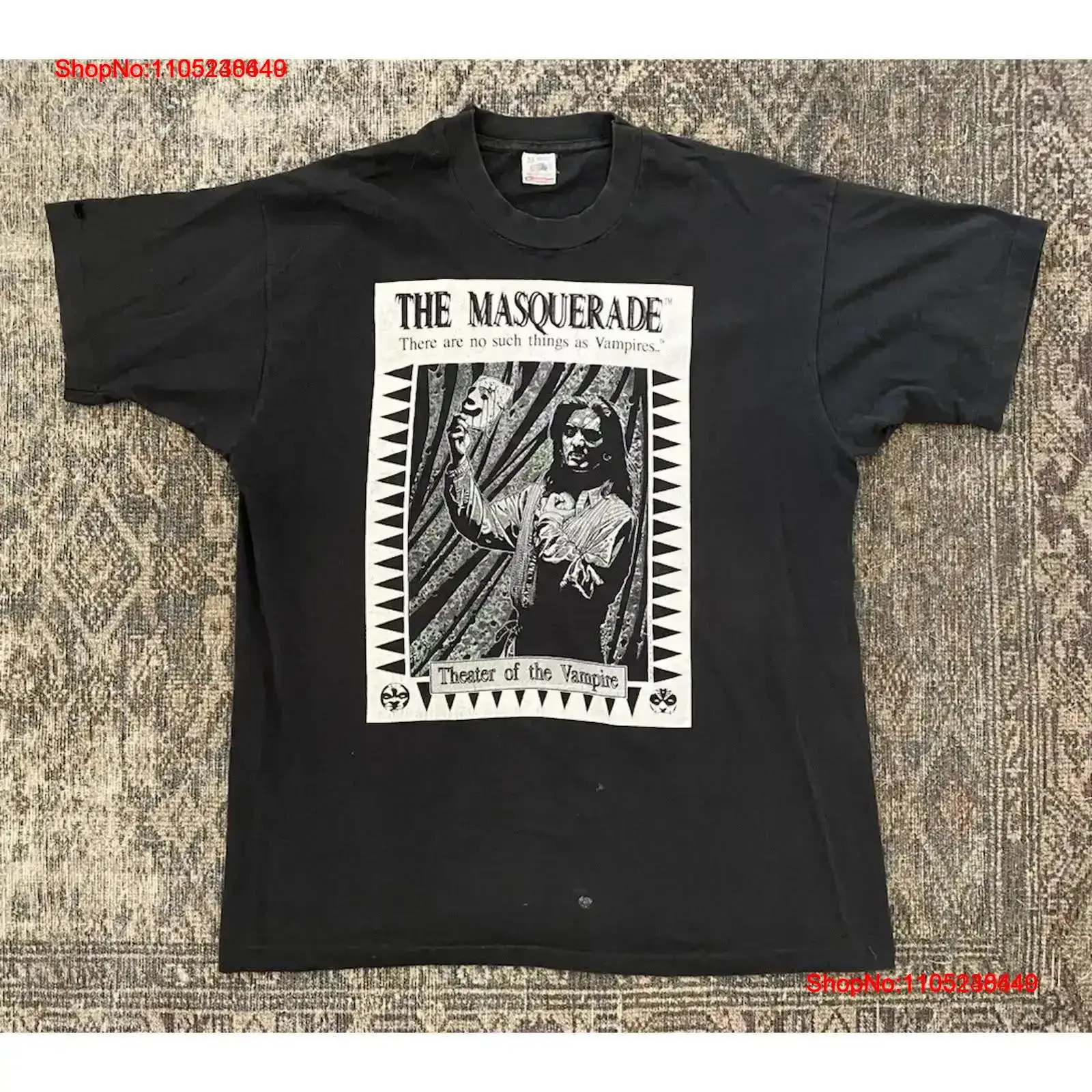 Xl Men'S Fashion - Seltenes Vintage-T-Shirt „Vampire The Masquerade 1991“,