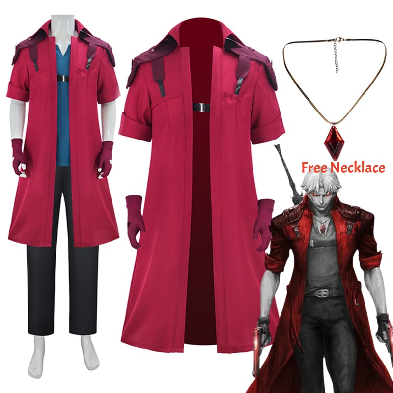 Trench Coat Men - DMC5 Devil May Cry Dante Cosplay