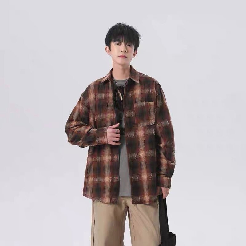 Men'S Fashion Essentials 2025 - 2025, neues kariertes Hemd für Herren,