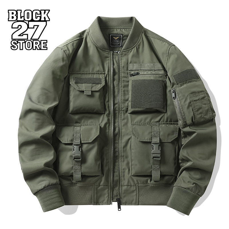 Herrenjacke Vintage Streetwear – Mens Fashion Bomber Jacket Bewertung und Preis