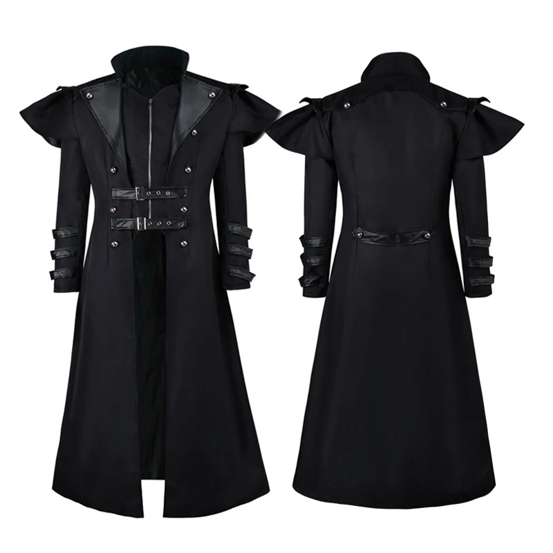 Herren Gothic Steampunk Mantel – Trench Coat Men Bewertung und Preis