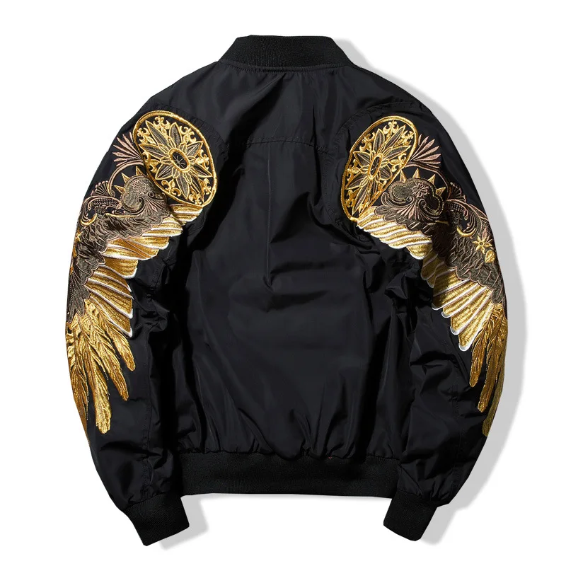 Stickerei herren Jacken Bomber – Mens Fashion Bomber Jacket Bewertung und Preis