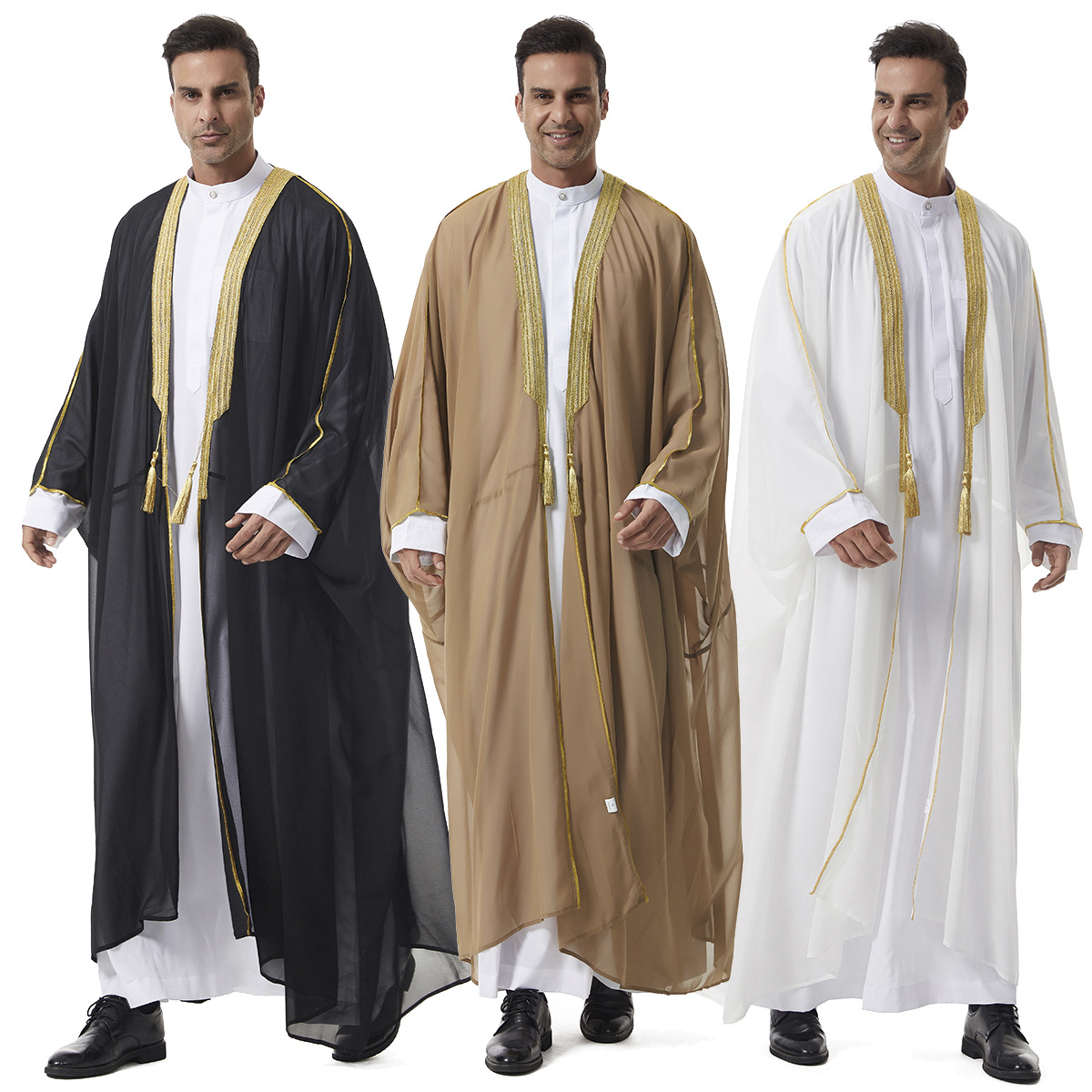 Dubai Saudi Abaya Offener Kimo – Dubai Men'S Fashion Bewertung und Preis