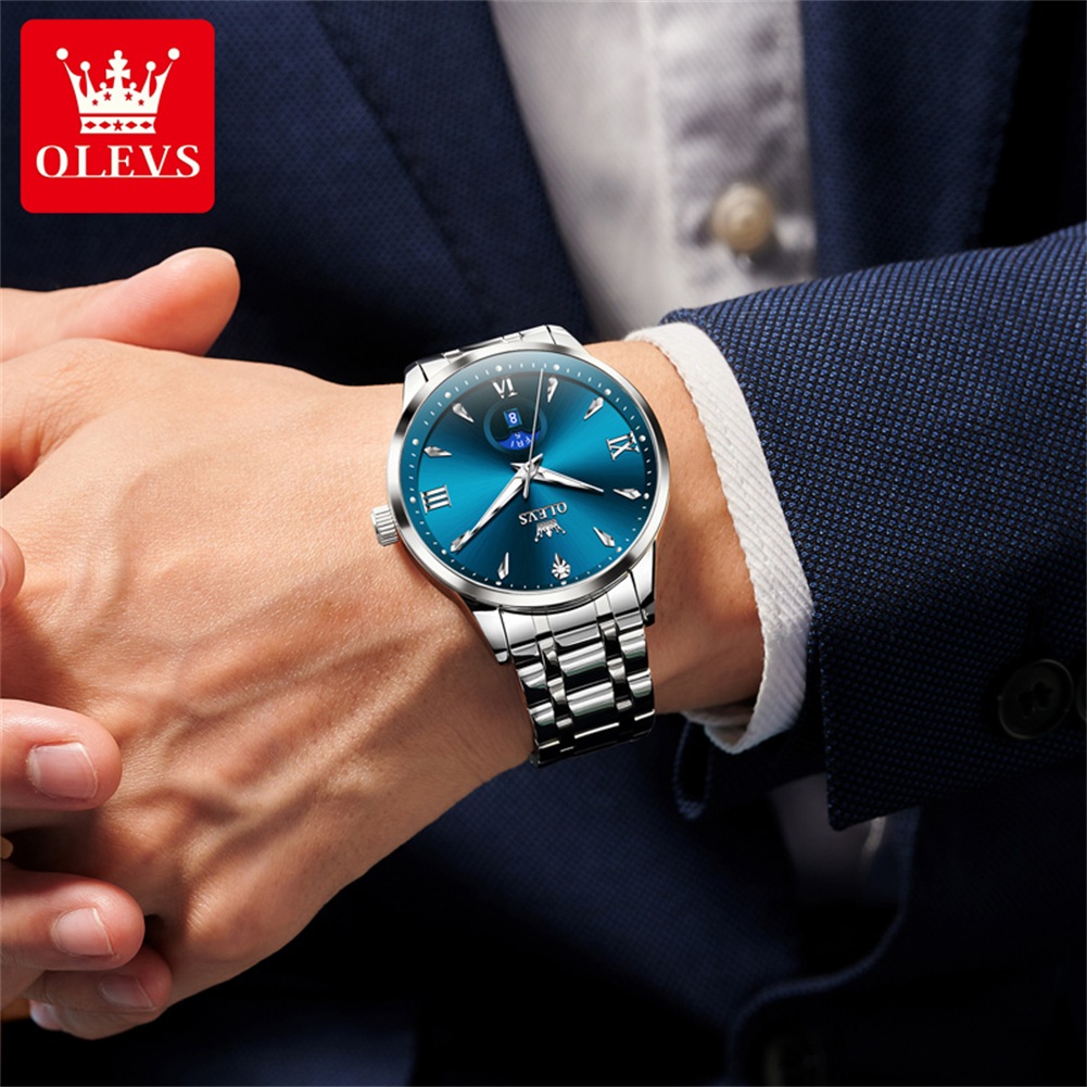 OLEVS Mondphase Herrenuhren Ka – Men'S Fashion Luxury Brands Bewertung und Preis