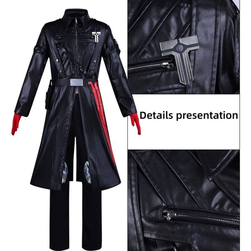 Halloween-Spiel Cosplay-Kostüm – Trench Coat Men Bewertung und Preis