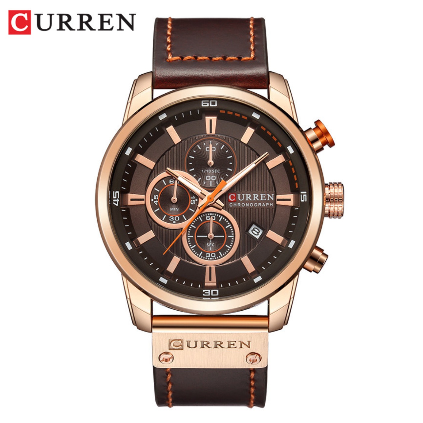 CURREN Modische Datums-Quarzuh – Men'S Fashion Luxury Brands Bewertung und Preis