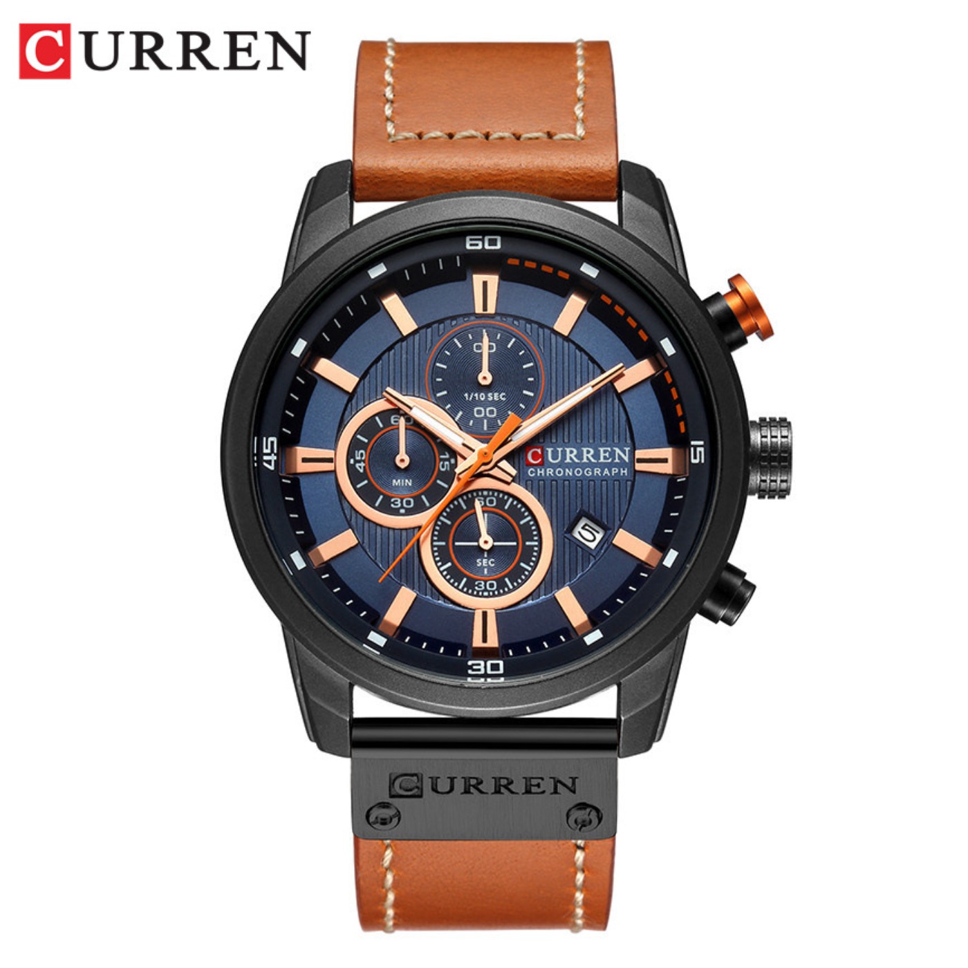 CURREN Modische Datums-Quarzuh – Men'S Fashion Luxury Brands Bewertung und Preis