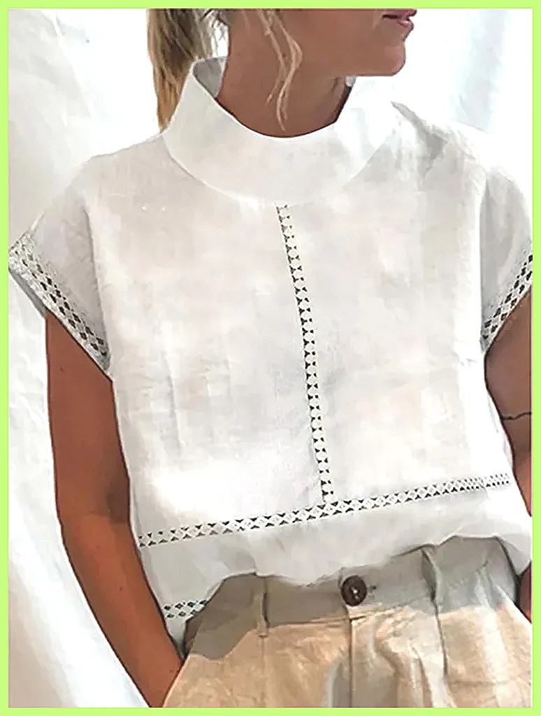 Damen Baumwoll-Leinen Pullover – Linen Shirt Summer Bewertung und Preis