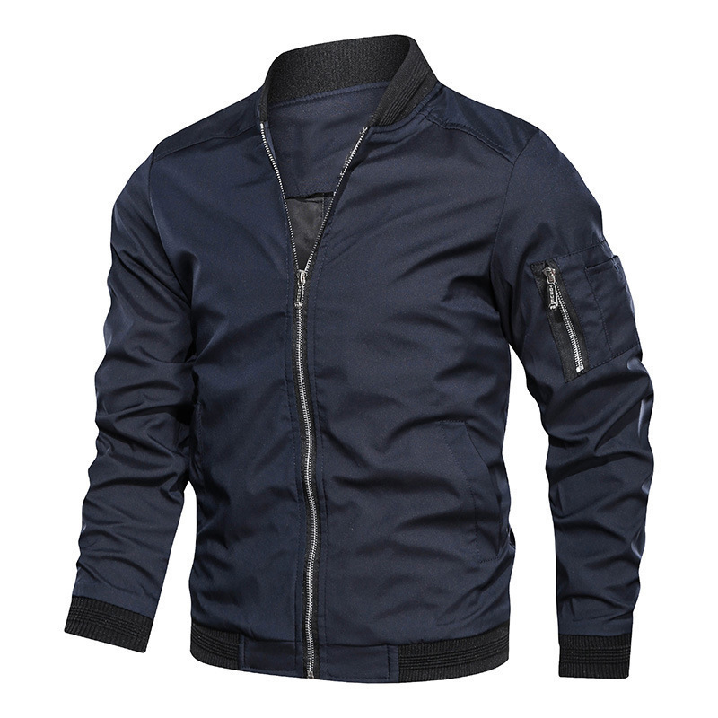 Frühlings- und Herbst-Windjack – Mens Fashion Bomber Jacket Bewertung und Preis