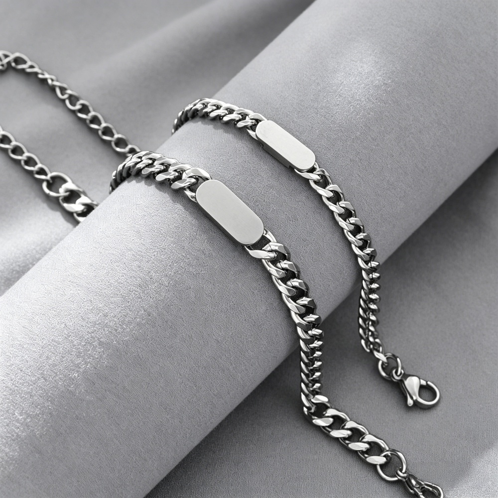 Gravierte Namens-Paararmbänder – Men'S Fashion Gold Chain Bewertung und Preis