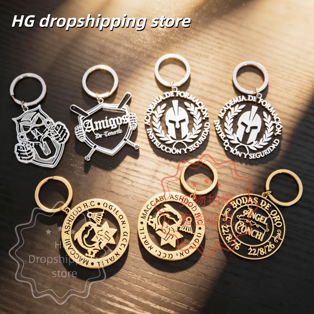 Personalisierter Logo-Schlüsse – Men'S Fashion Gold Chain Bewertung und Preis