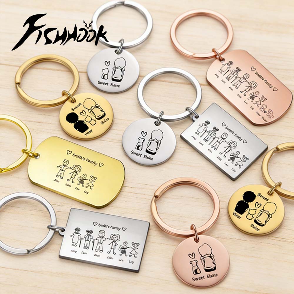 Personalisierter Familien-Schl – Men'S Fashion Gold Chain Bewertung und Preis