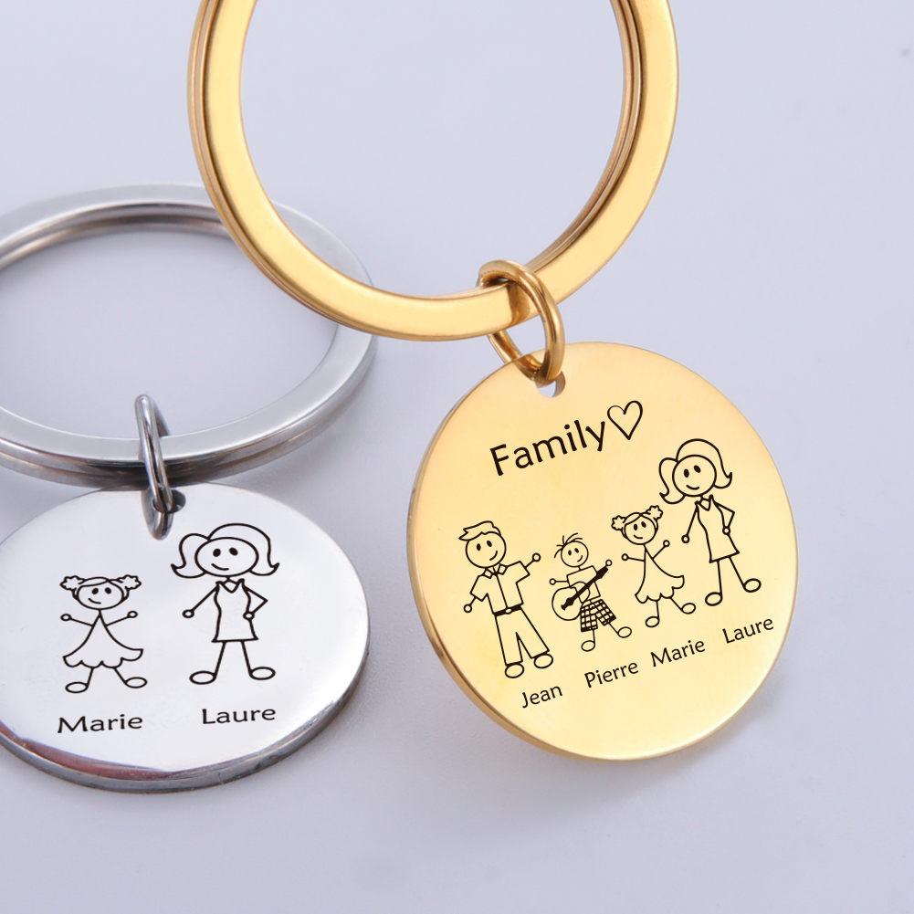 Personalisierter Familien-Schl – Men'S Fashion Gold Chain Bewertung und Preis
