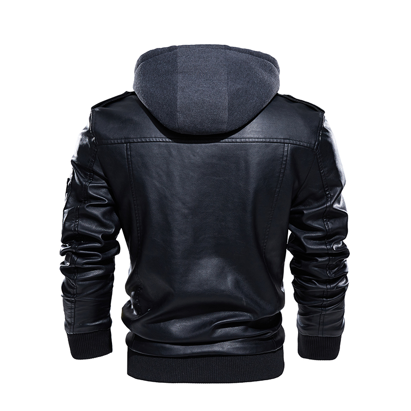 Motorrad Leder Jacke männer Pl – Mens Fashion Bomber Jacket Bewertung und Preis