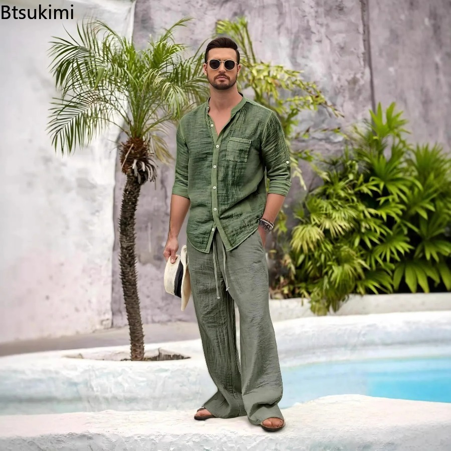Neues Herren-Freizeitset aus B – Linen Shirt Summer Bewertung und Preis