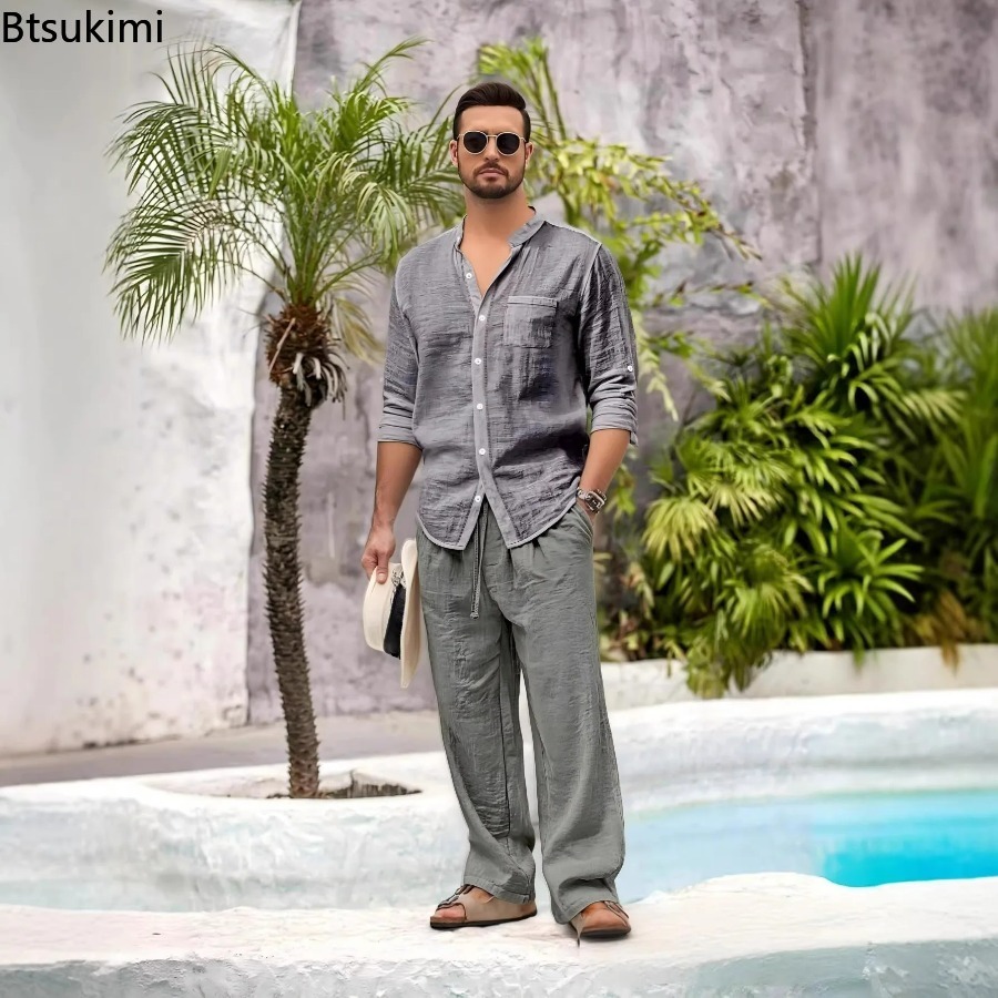 Neues Herren-Freizeitset aus B – Linen Shirt Summer Bewertung und Preis