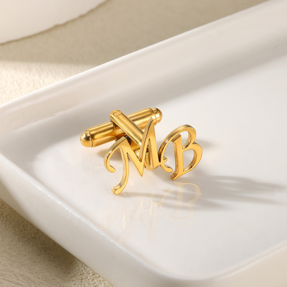 Maßgeschneiderte Anfangsbuchst – Men'S Fashion Gold Chain Bewertung und Preis