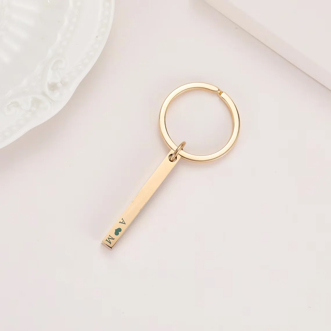 Personalisierter Bar-Schlüssel – Men'S Fashion Gold Chain Bewertung und Preis
