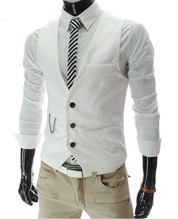 2026 Neue graue Anzugwesten, s – Formal Waistcoat Vest Bewertung und Preis