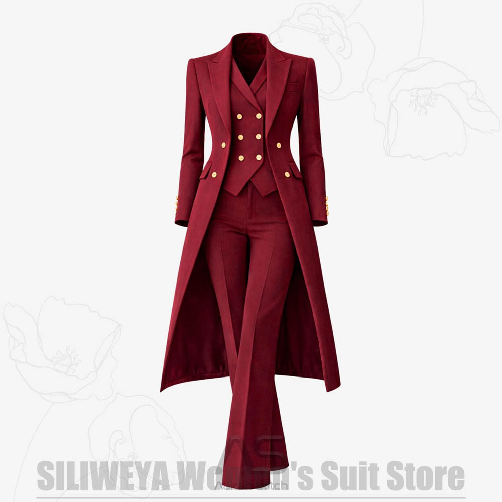 Damenanzug 3-teilig Doppelreih – Formal Waistcoat Vest Bewertung und Preis
