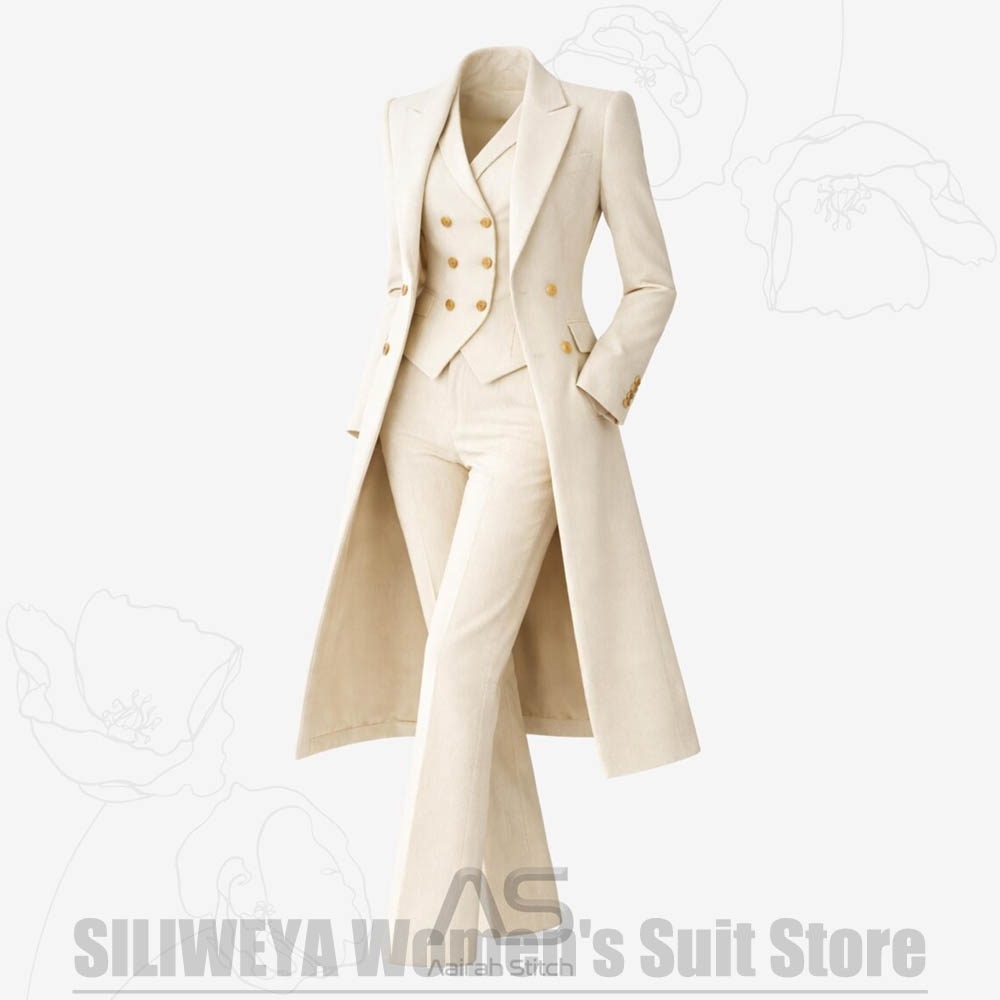 Damenanzug 3-teilig Doppelreih – Formal Waistcoat Vest Bewertung und Preis