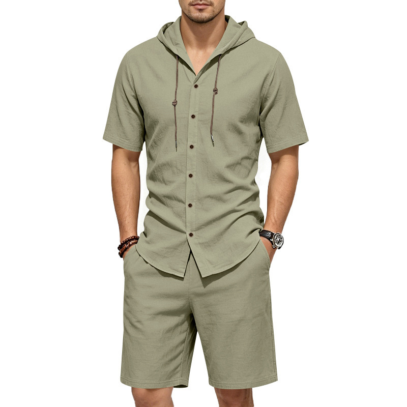 Herren Sommer Leinen Zweiteile – Linen Shirt Summer Bewertung und Preis