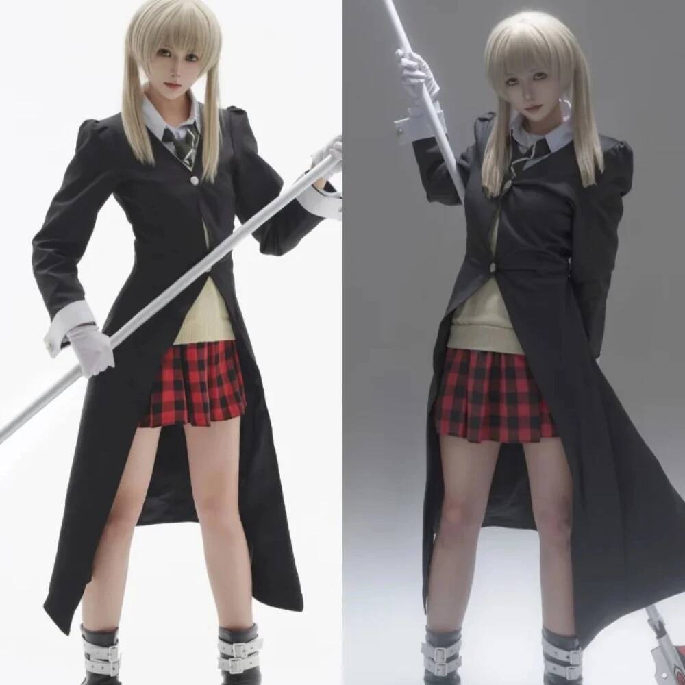 Maka Albarn Cosplay Kostüm Sou – Formal Waistcoat Vest Bewertung und Preis