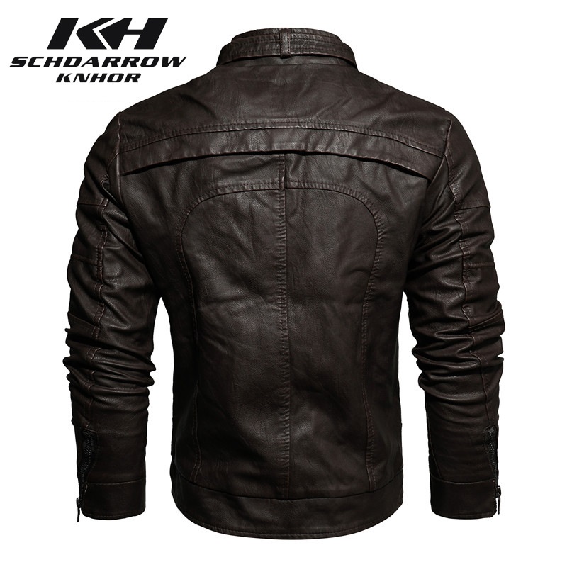 Männer Leder Jacke Herbst Wint – Mens Fashion Bomber Jacket Bewertung und Preis