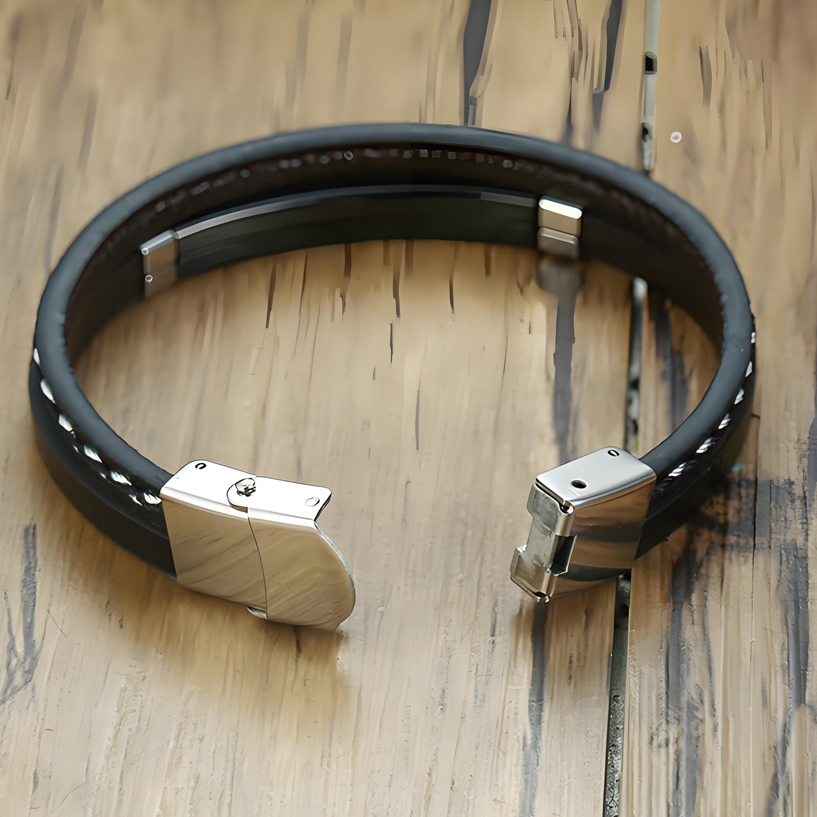 Doppellagiges Armband aus gefl – Men'S Fashion Gold Chain Bewertung und Preis