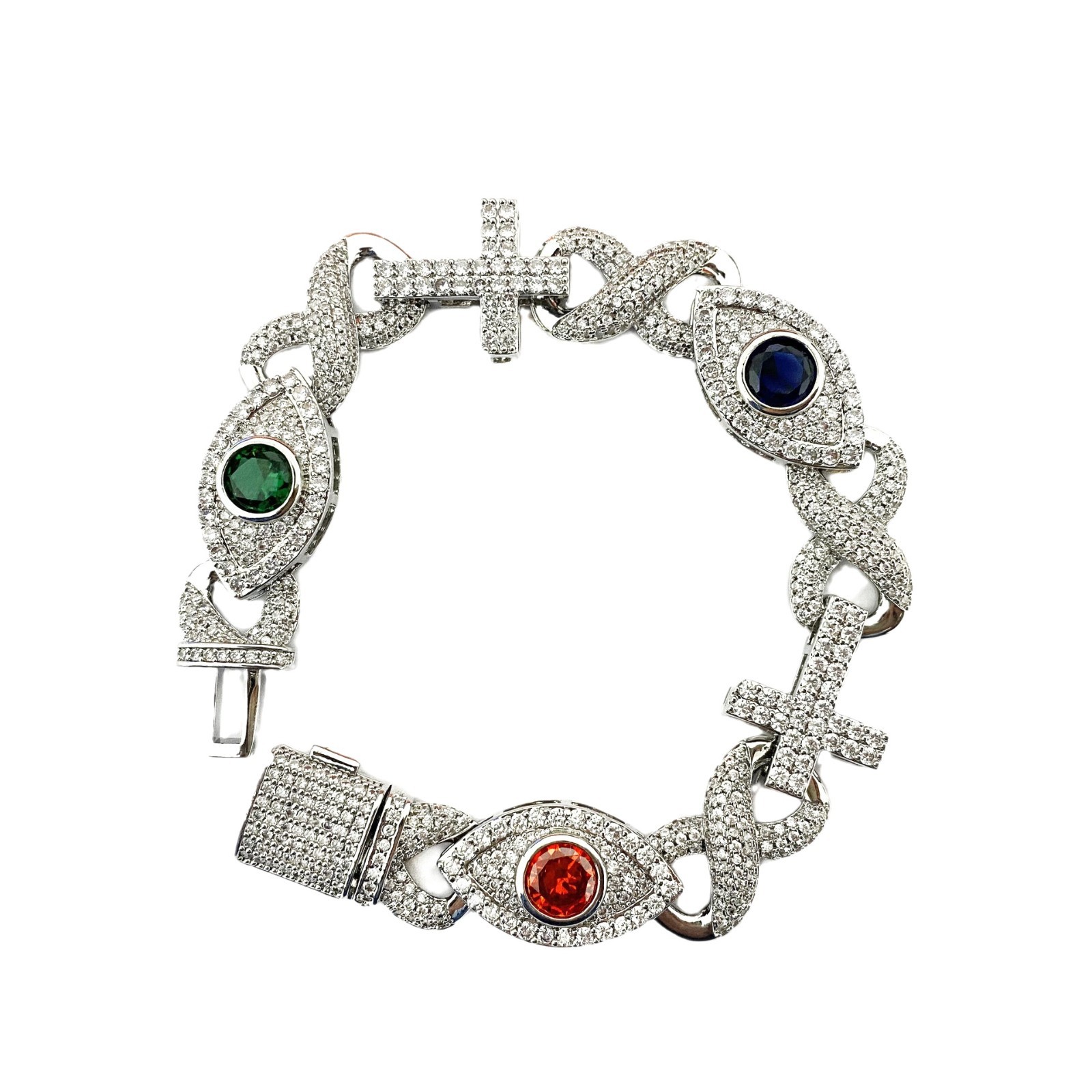 Icedminer Neues Augen-Kreuz-Ac – Men'S Fashion Gold Chain Bewertung und Preis