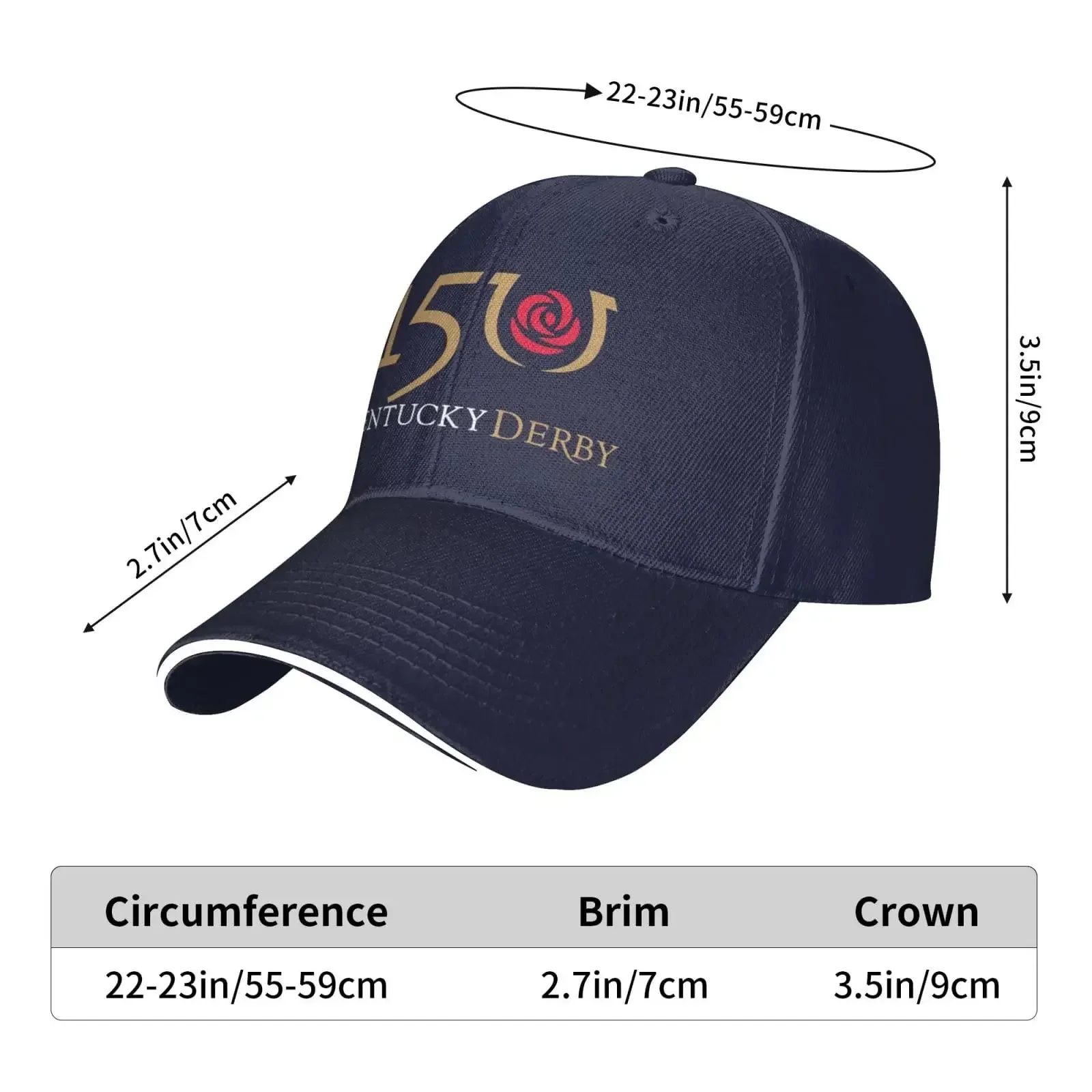 Verstellbare Baseballkappe für – Men'S Fashion Kentucky Derby Bewertung und Preis