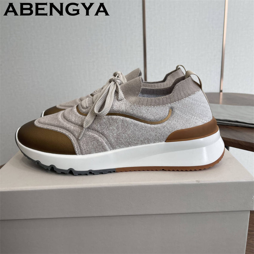 Neue mehrfarbige gestrickte Lo – Men'S Fashion Loafers Bewertung und Preis